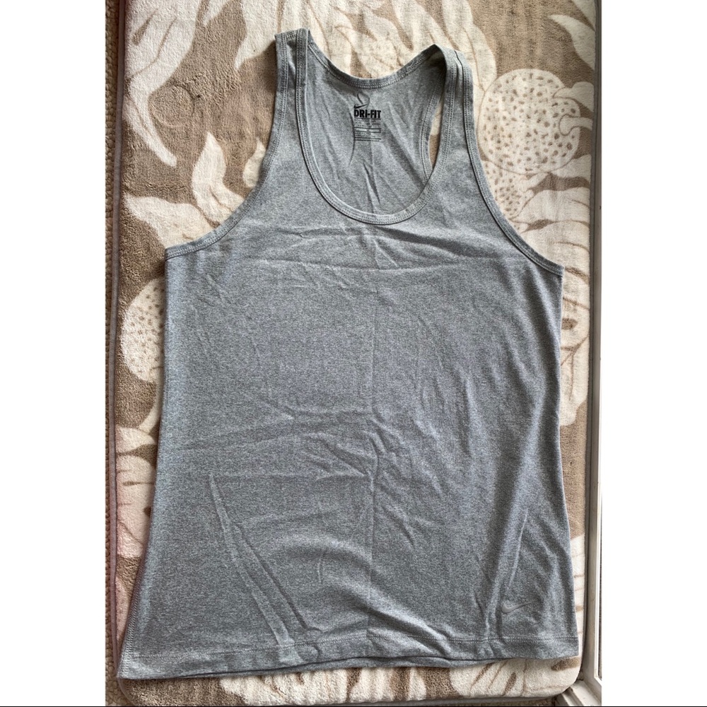 Nike grey racerback drifit top